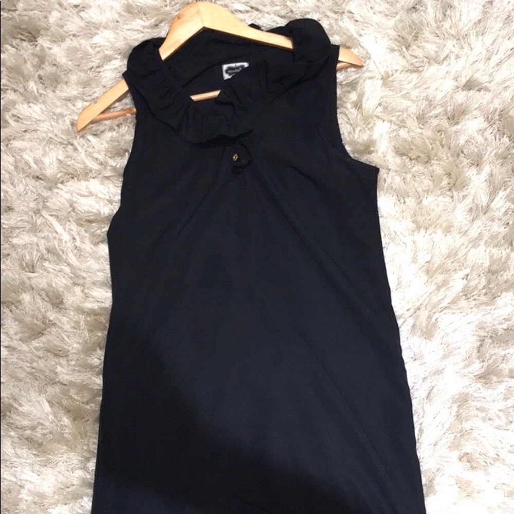 Mudpie Whitney Ruffle Dress in black